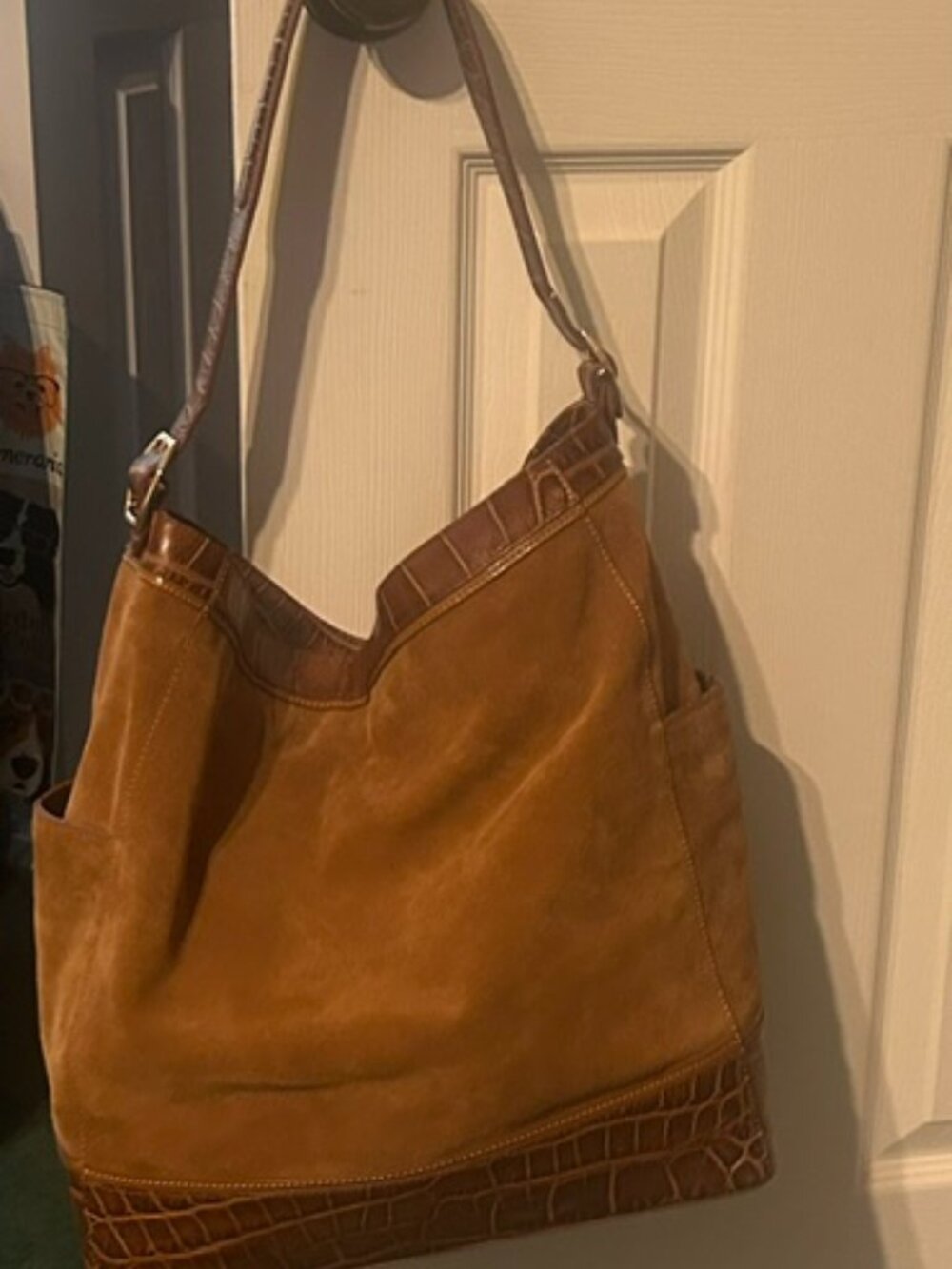 Brahmin Suede Bag and Leather Wallet